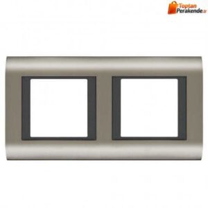 Viko-Panasonic-Thea-Sistema-Inox-Fume-2X2M-Cerceve.jpg Viko Panasonic Thea Sistema Inox Füme 2X2M Çerçeve